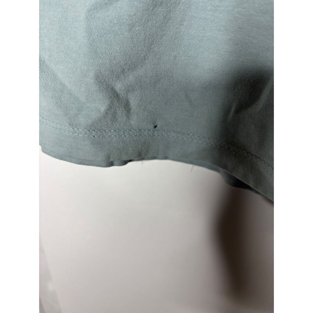 The North Face Mens XL Graphic T-Shirt Sage Green‎ Blue Short Sleeve Logo Tee - Picture 2 of 6